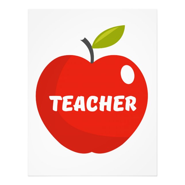 Teachers Apple Photo Print (Front)