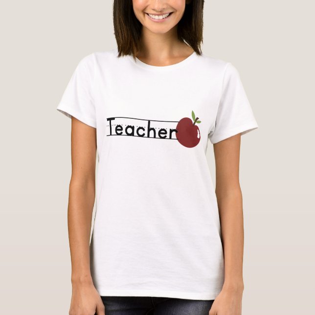 Teacher's Apple T-Shirt (Front)