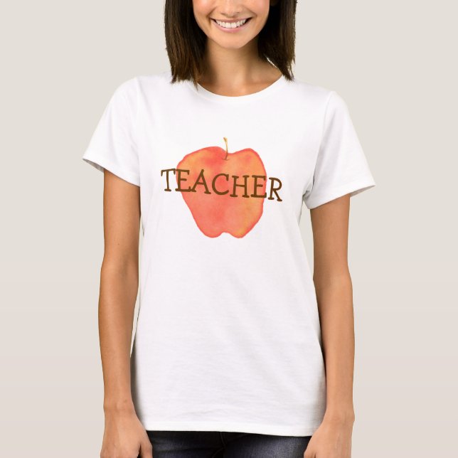 Teacher's Apple T-Shirt (Front)