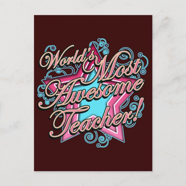 Teachers Appreciation Day Postcard (Front)