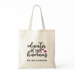 Teacher's Appreciation Personalized Tote Bag Gift Teacher's Appreciation Personalized Tote Bag Gift