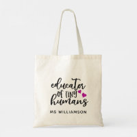 Teacher's Appreciation Personalized Tote Bag Gift