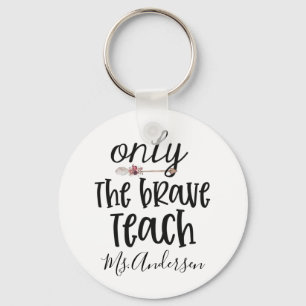 Teacher's Appreciation Personalized  Tote Bag Gift Keychain
