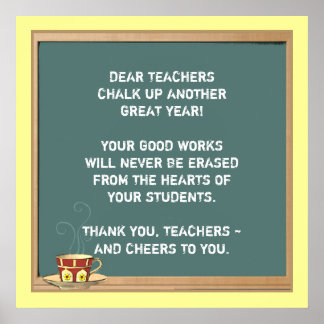 Teacher Appreciation Art & Framed Artwork | Zazzle