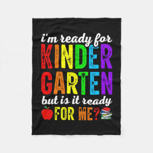 Teachers Are Ready For Kindergarten Fleece Blanket
