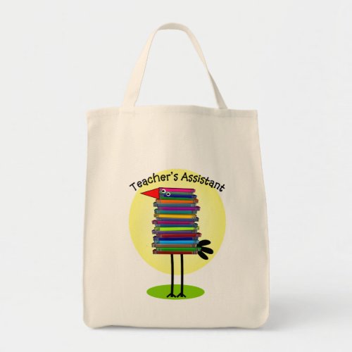 Teachers Assistant Book Bird Design Tote Bag