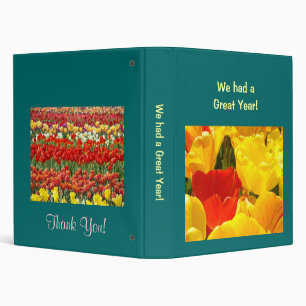 Teacher's Binder Tulips Flowers Had a Great Year!