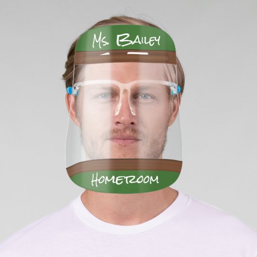 Teacher's Chalkboard Face Shield (Insitu)