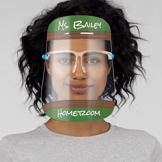 Teacher's Chalkboard Face Shield (Insitu)