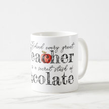 Teacher's Chocolate Stash Coffee Mug