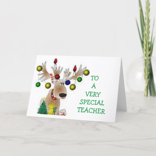 TEACHERS CHRISTMAS CARD