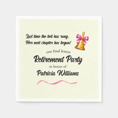 Teachers Classic School Bell Retirement Party