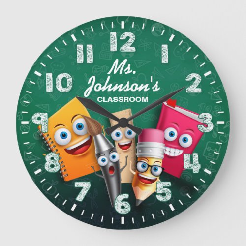 Teachers Classroom Personalizable Clock