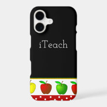 Teacher's Colorful Apples iPhone 8 Case