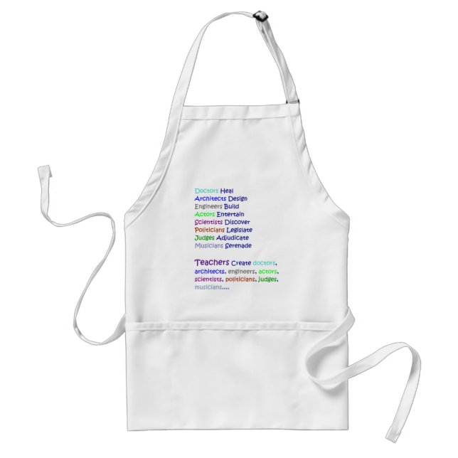 Teachers Create Adult Apron (Front)