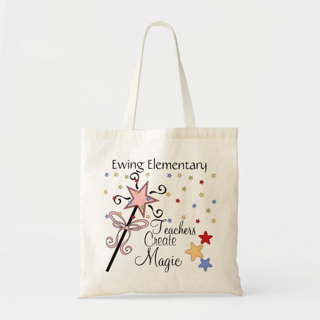 Teachers Create Magic by SRF Tote Bag (Front)