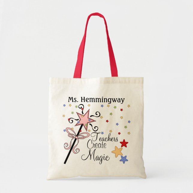 Teachers Create Magic by SRF Tote Bag (Front)