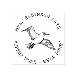 Teachers Create Your Own Albatross Superb Work Rubber Stamp