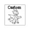 Teacher's customizable stamp - Cartoon Dragon