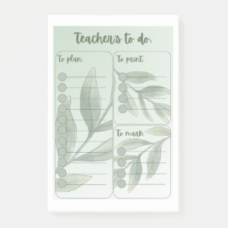 Teacher's daily post-its post-it notes