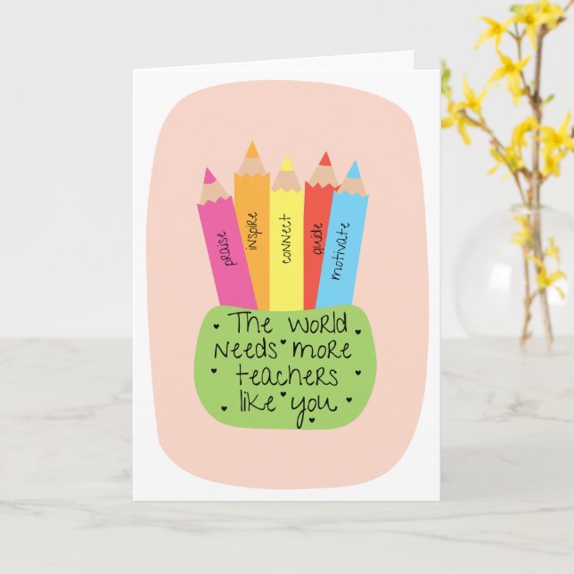 Teachers day Appreciation | Thankyou  Card (Yellow Flower)