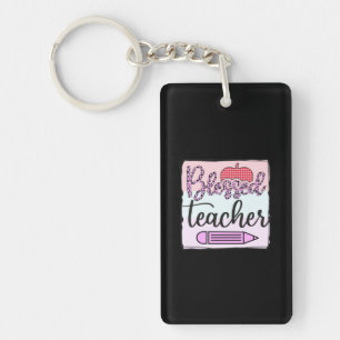 Teacher's Day Blessed Teacher Keychain