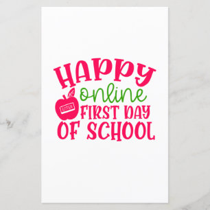 Teacher's Day Happy Online First Day Of School