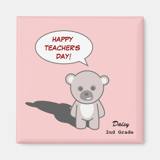 Teacher's Day Magnet (Personalize) (Front)