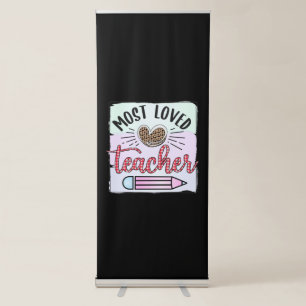Teacher's Day Most Loved Teachers Retractable Banner