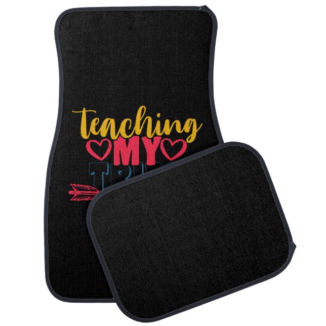 Teacher's Day Teaching My Tribe Car Floor Mat (Set)
