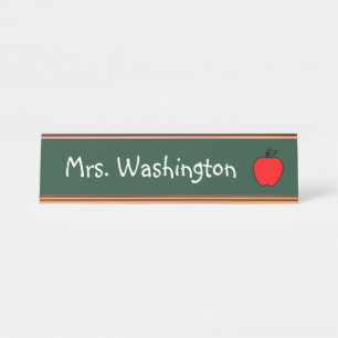 Teacher's Desk Name Plate Gift