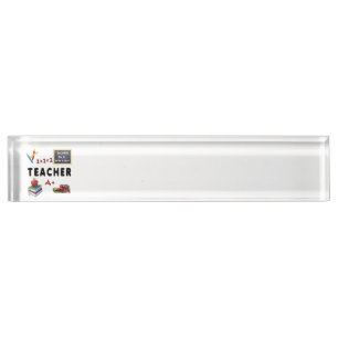 Teachers Do It With Class Desk Name Plate