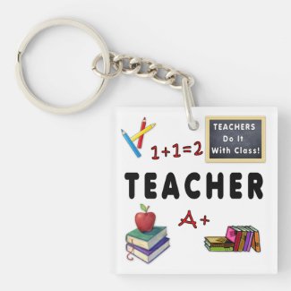 Personalized Teacher Key Chain Gifts