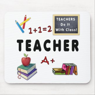 Personalized Teacher Mouse Pads