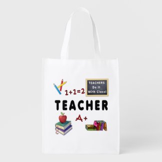 Teachers Reusable Bags For School