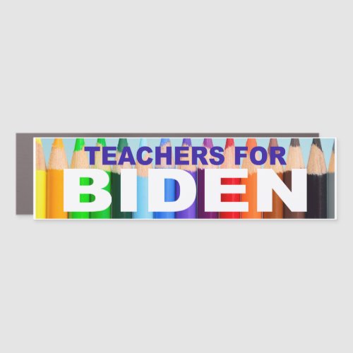 Teachers for Biden Car Magnet