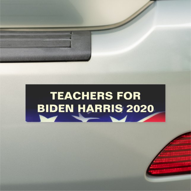 Teachers for BIDEN HARRIS 2020 USA Flag Car Magnet (In Situ)