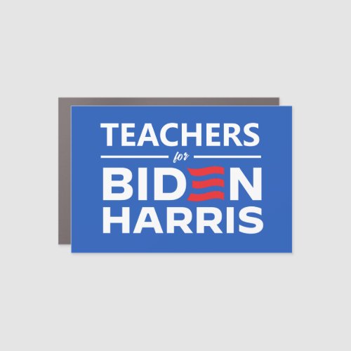 Teachers for Biden Harris Car Magnet