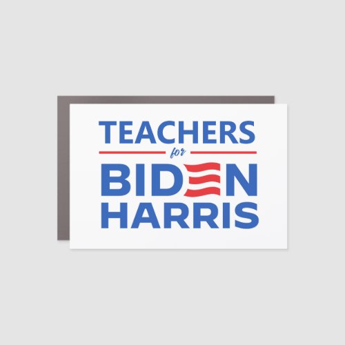 Teachers for Biden Harris Car Magnet