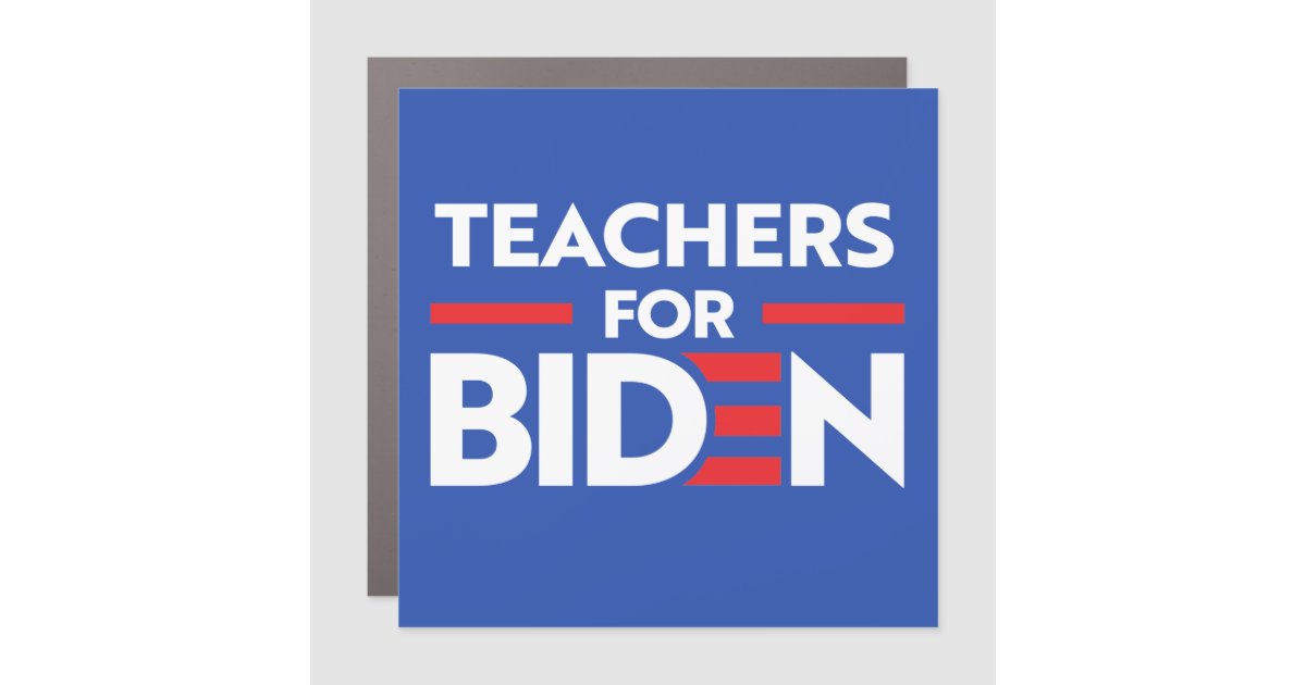 Teachers For Joe Biden Car Magnet Zazzle Com