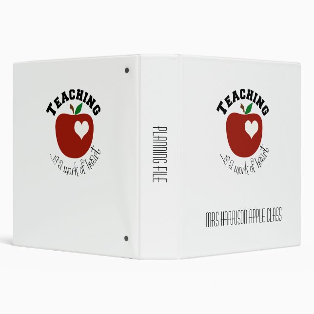 Teachers Gift school 3 Ring Binder (Background)