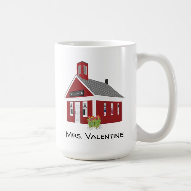 Teacher's Gift Schoolhouse CLASSIC Coffee Mug (Right)