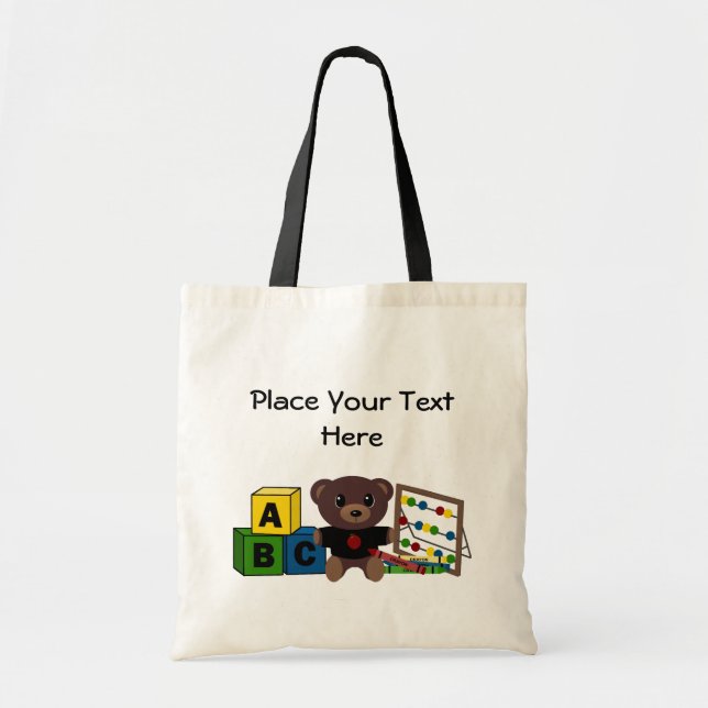 Teacher's Gift Template Tote Bag (Front)