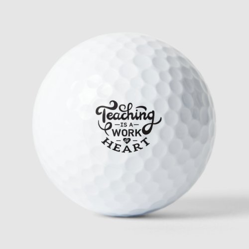 TEACHERS GOLF BALLS