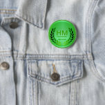Teacher&#39;s Green Honorable Mention Award Button