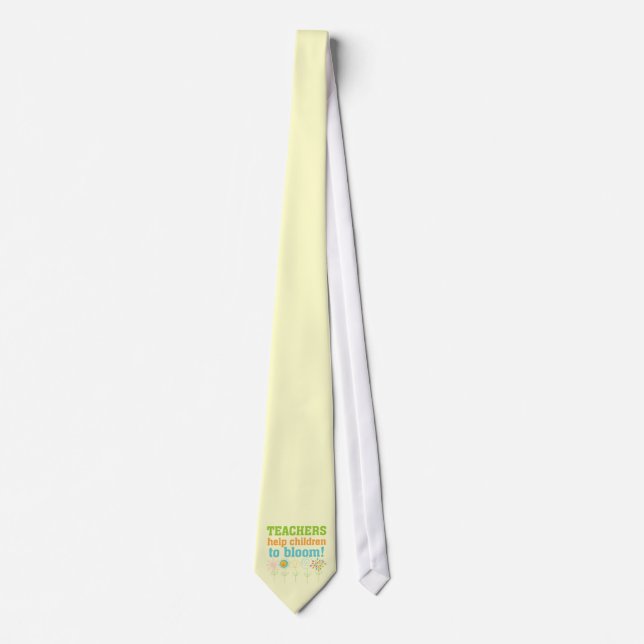 Teachers Help Children Bloom Tie (Front)