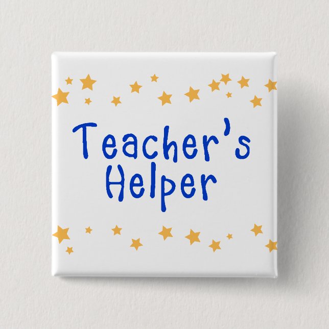Teacher's Helper Button (Front)