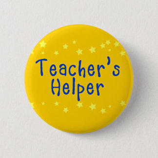 Teacher's Helper Pinback Button