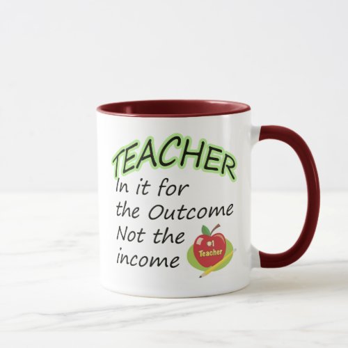 Teachers Income Mug