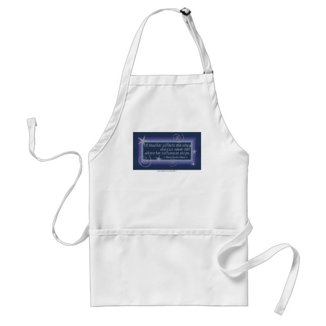 TEACHER'S INFLUENCE - WOMAN ADULT APRON (Front)